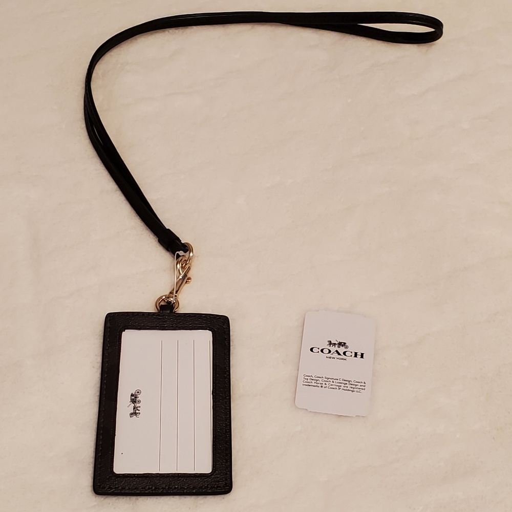 COACH ID LANYARD/CARD HOLDER IN SIGNATURE CANVAS - Picture 3 of 3